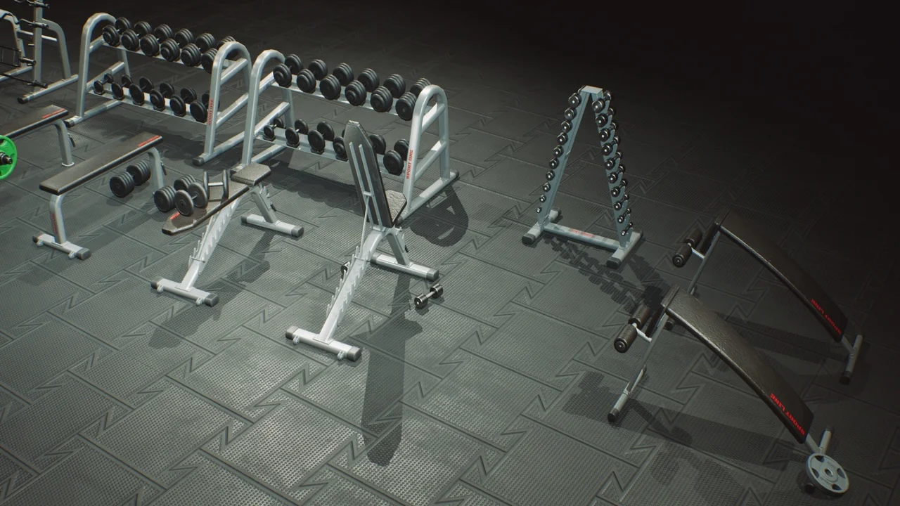 Gym Props PACK asset