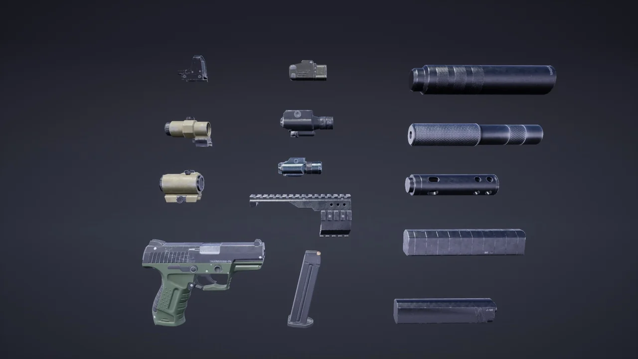 FPS ANIMATIONS PISTOL (TACTICAL SHIELD) asset