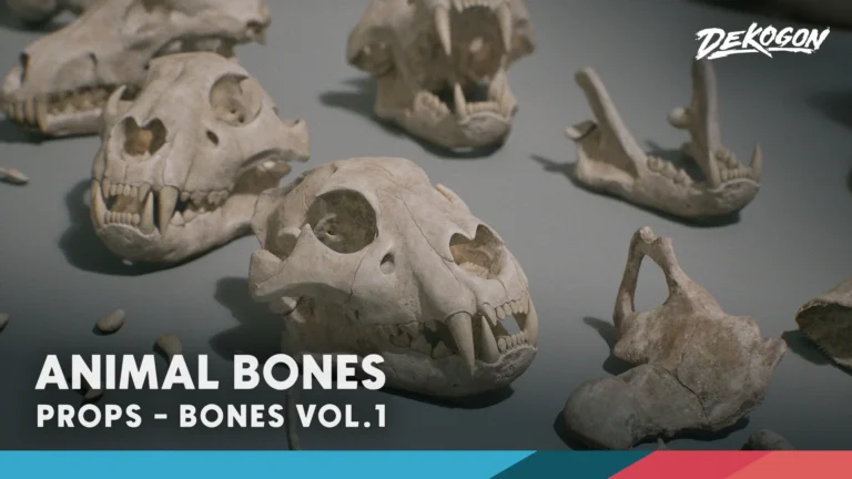 Bones VOL.1 – Animal Bones 1 (Nanite + Low Poly)