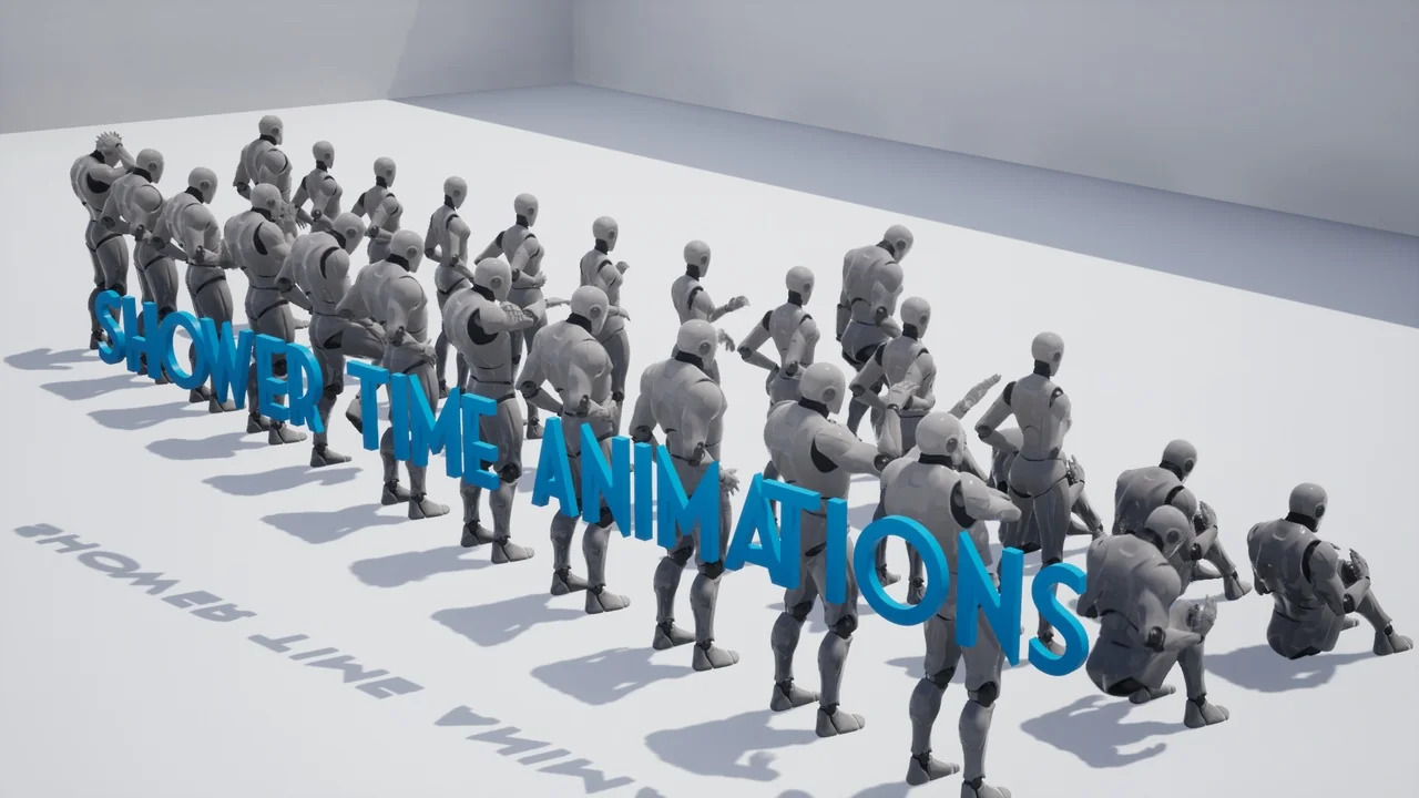 Shower Time Animations asset