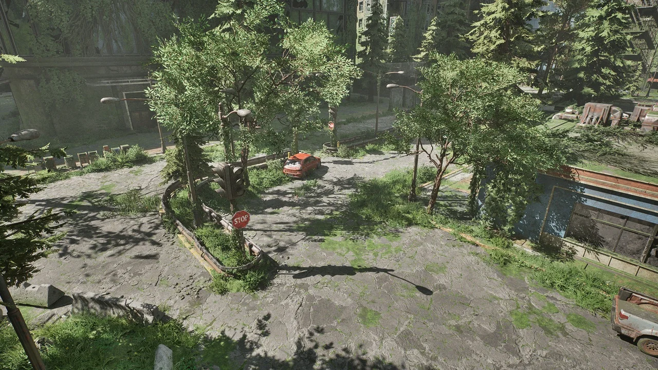 Post Apocalyptic City asset