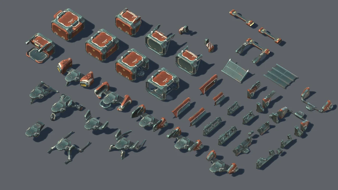 Sci-Fi Vehicle Constructor asset