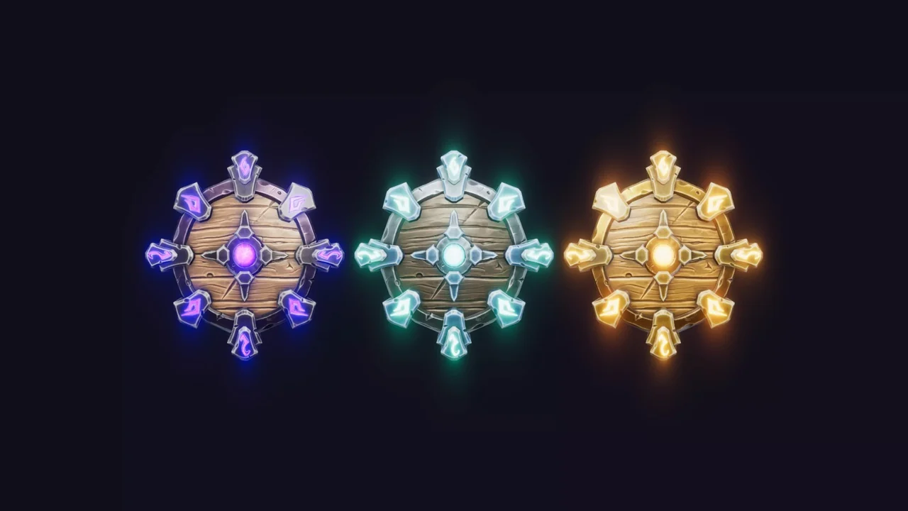 Stylized Shields – RPG Weapons asset