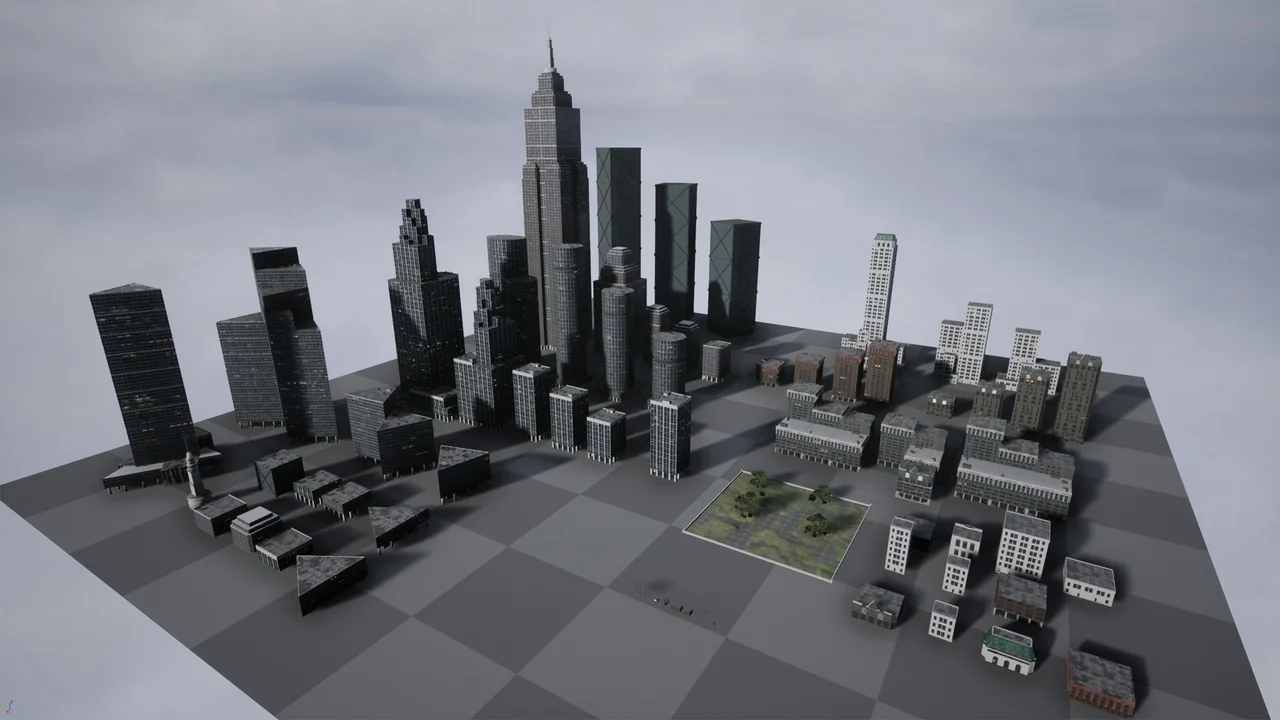 Brushify – Urban Buildings Pack asset