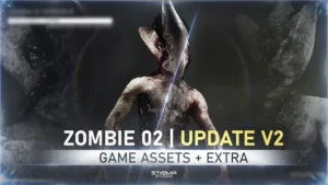 Zombie 02 – Game Assets + Extra