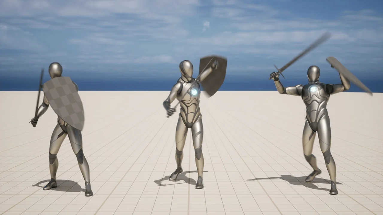260 Sword and Shield Mocap Animations asset