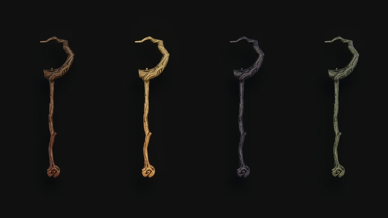 Stylized Staves – RPG Weapons asset