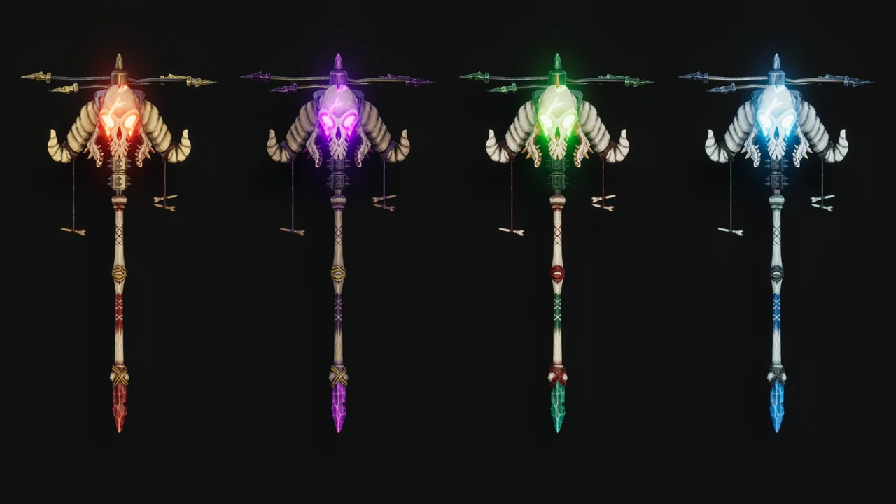 Stylized Staves – RPG Weapons asset