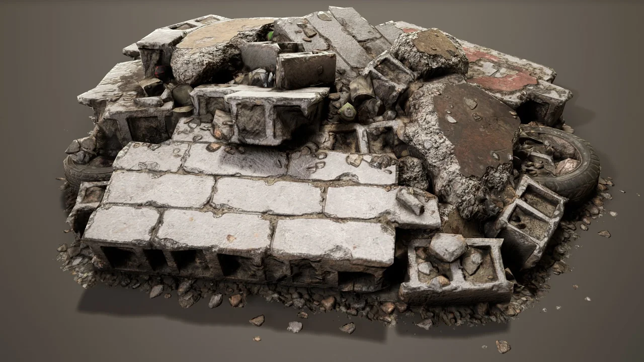Rubble and Debris – Modular Set asset