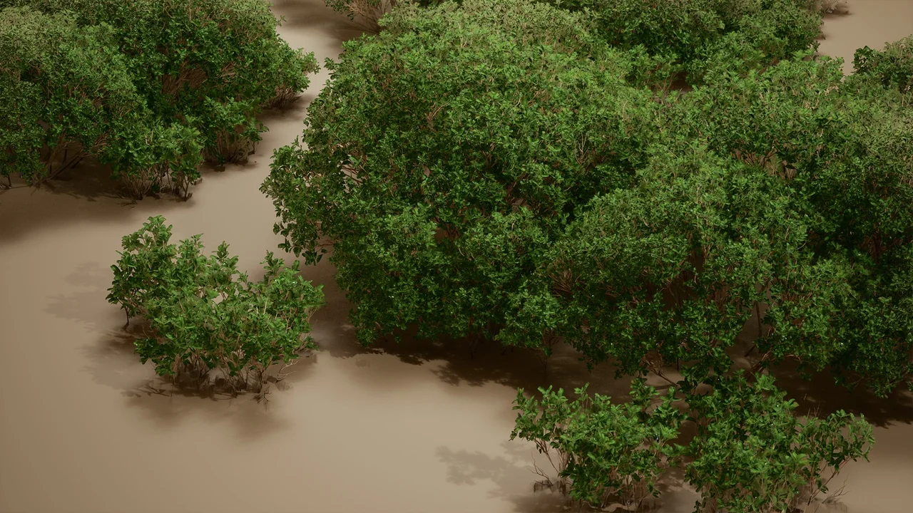 Foliage VOL.9 – Coyote Bushes (Nanite and Low Poly) asset
