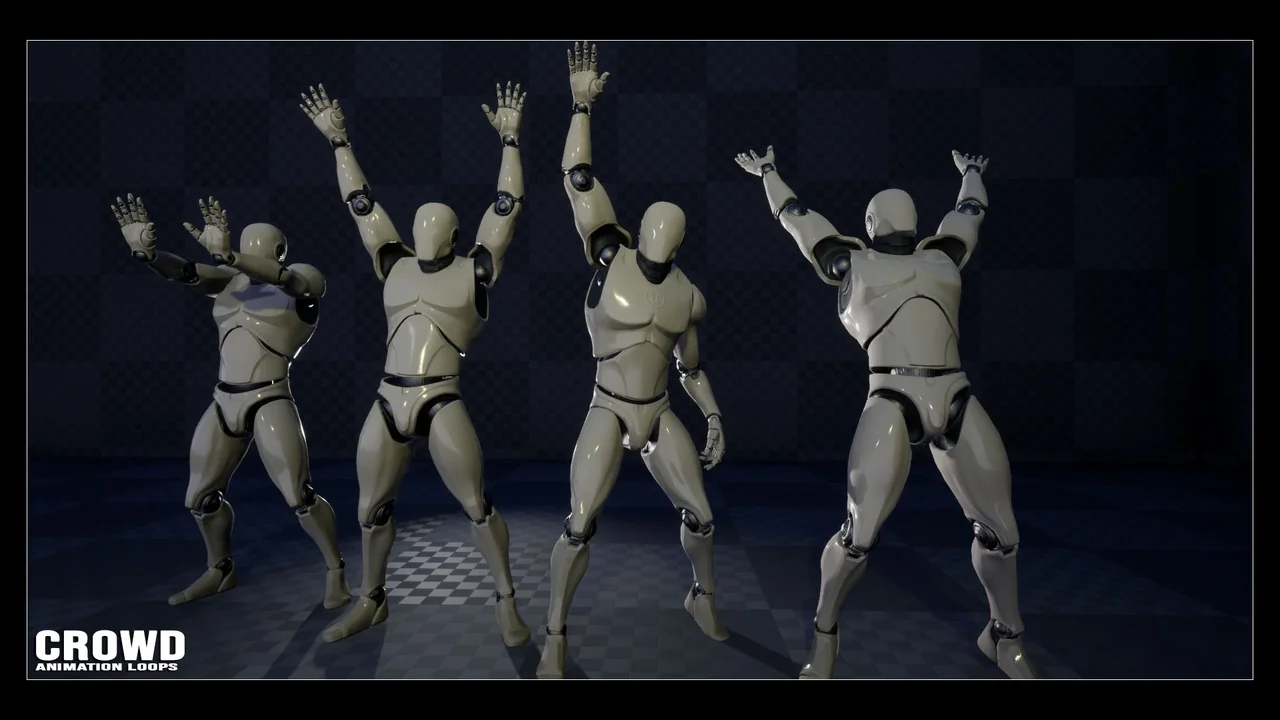 Crowd Animation Loops asset