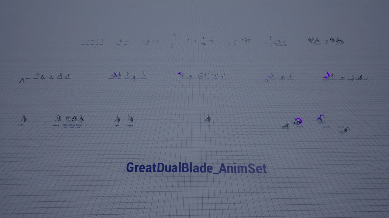 Great DualBlade AnimSet asset