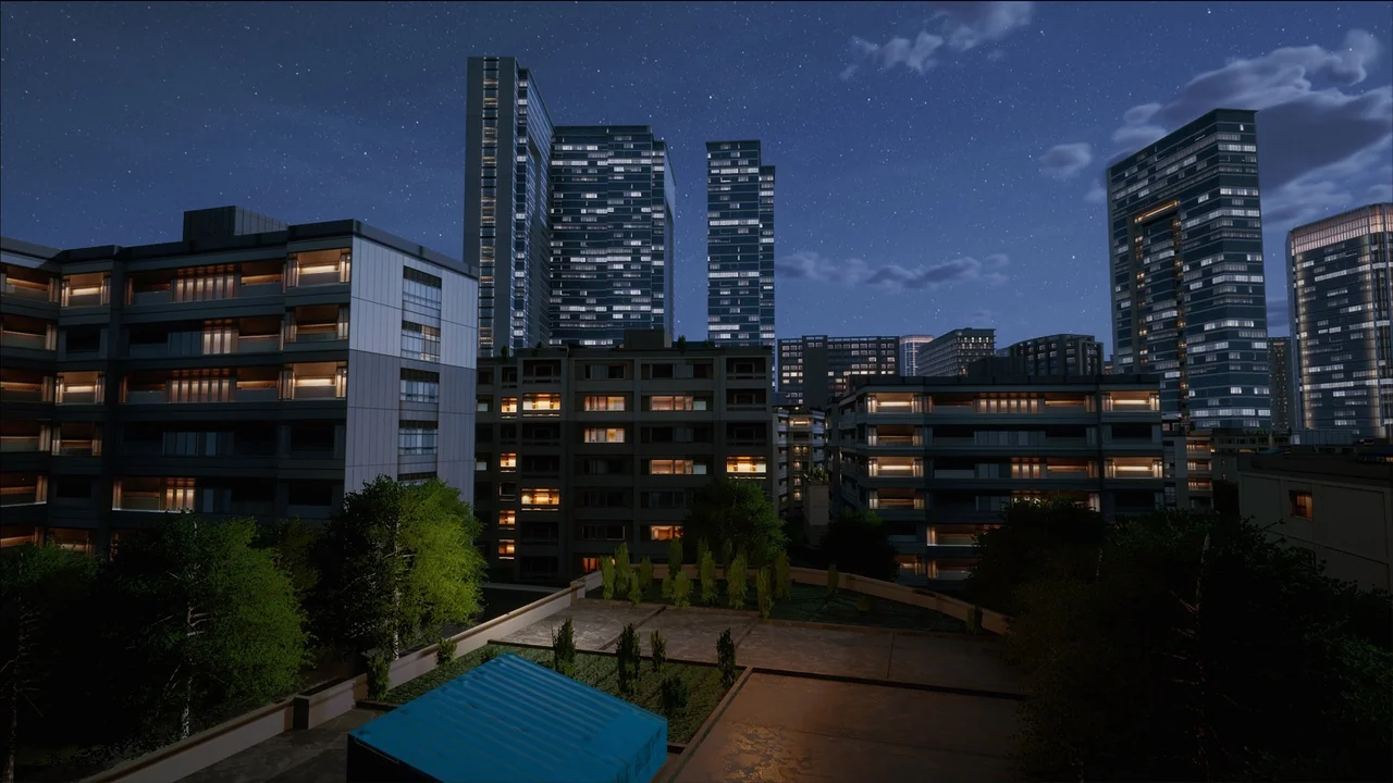 Dynamic City Creator Sample asset