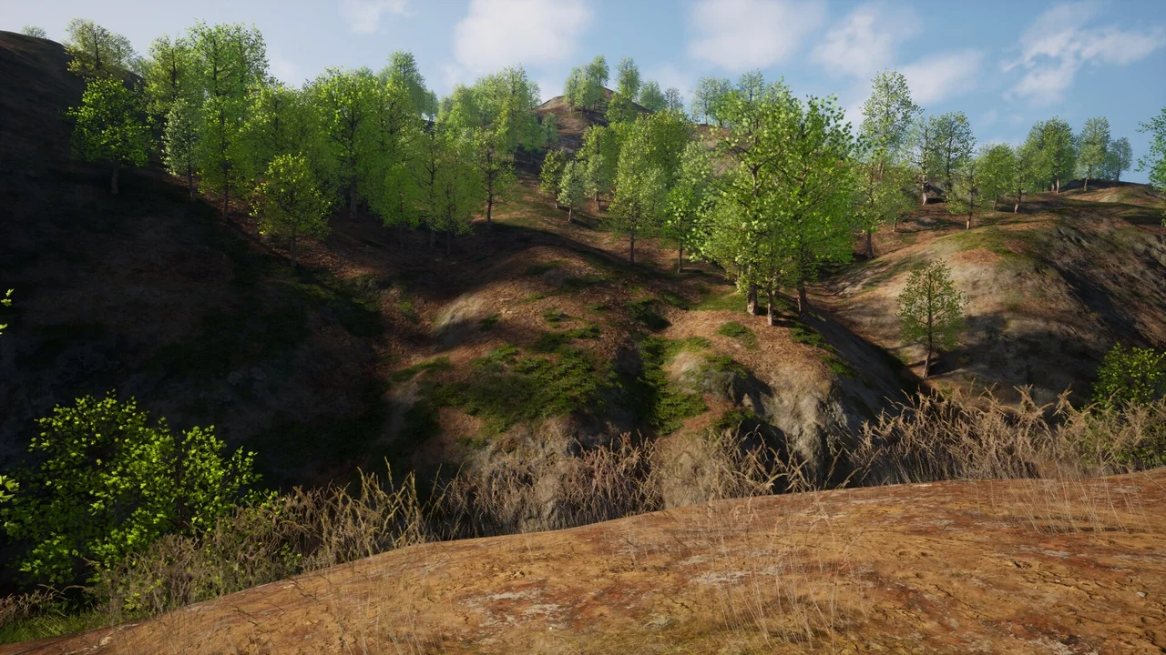 Survival Interactable Procedural Nature Ecosystem asset