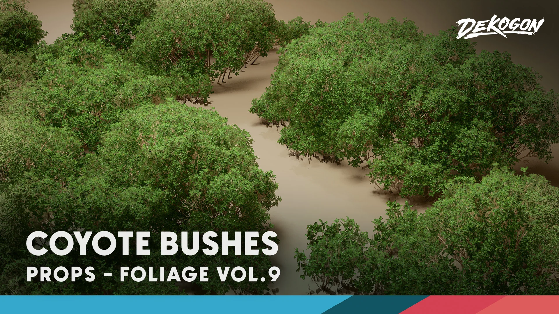Foliage VOL.9 - Coyote Bushes (Nanite and Low Poly)