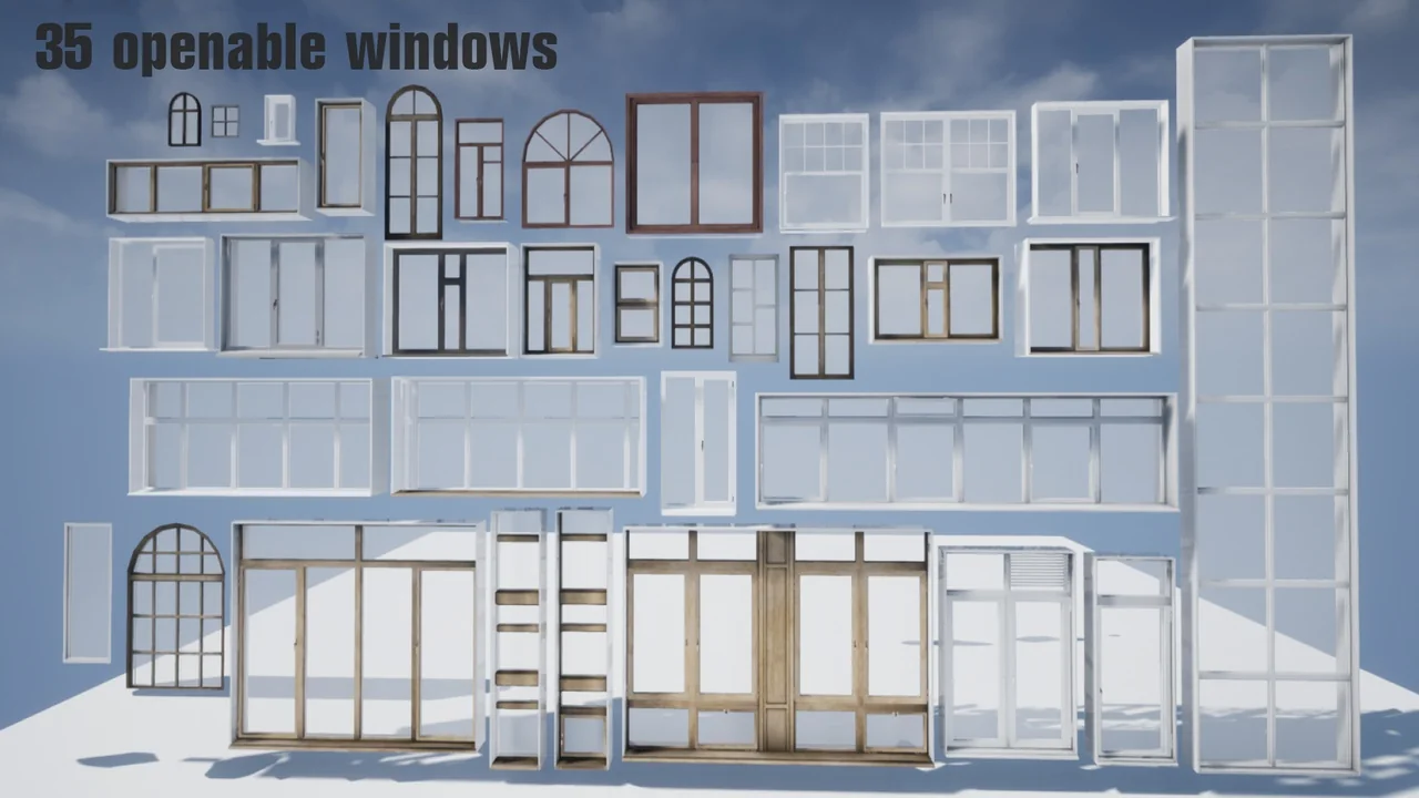 Doors and Windows collection asset