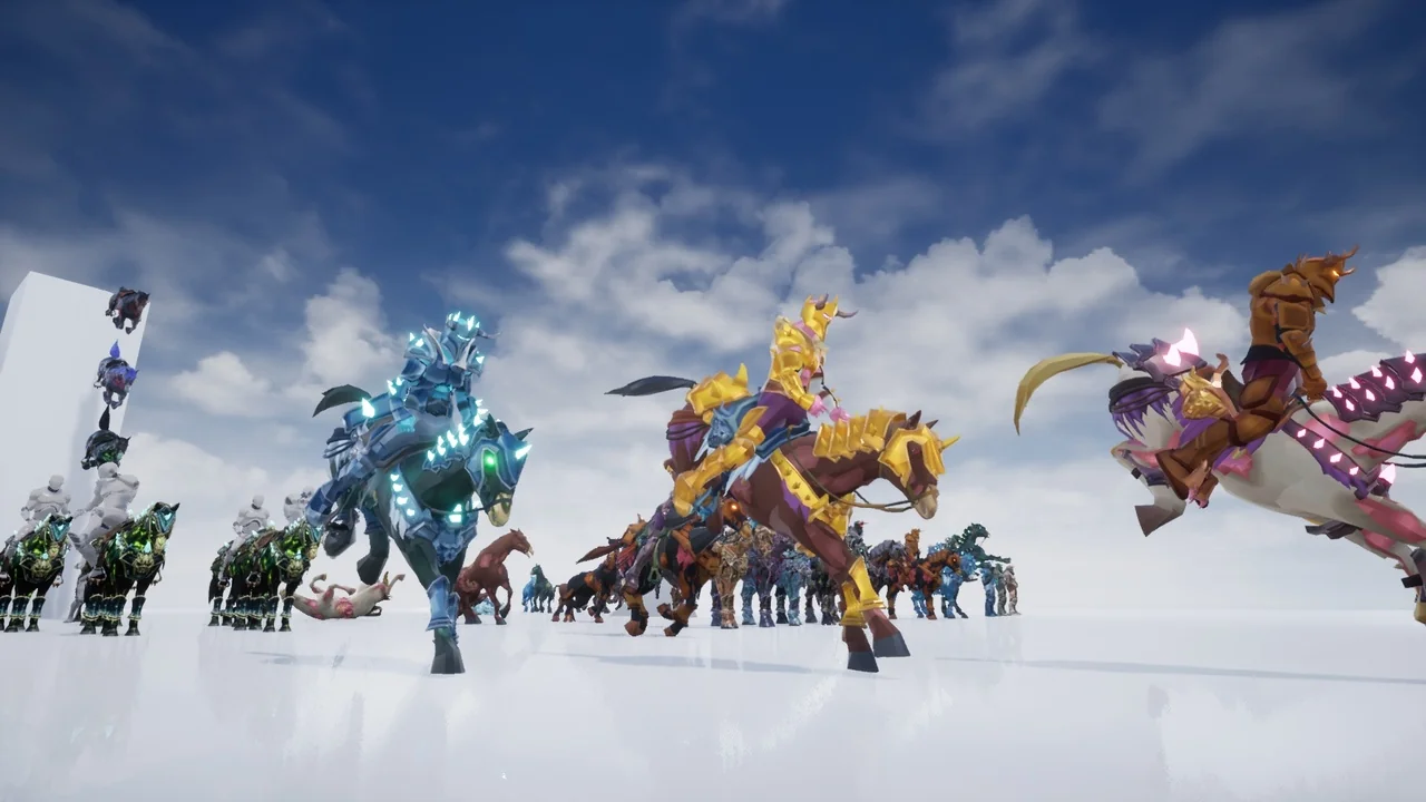 Undead Horse and Unholy Knight asset