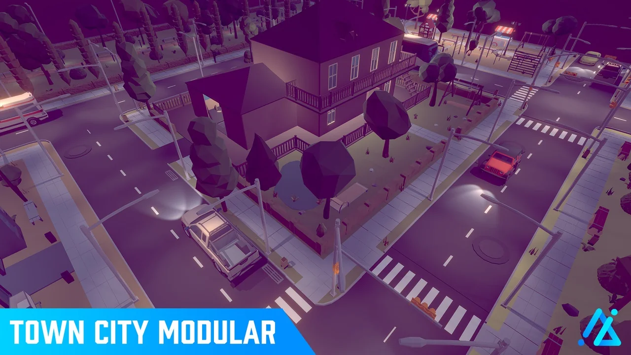 POLY – Town City Modular asset