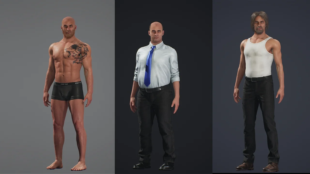 Character Customization: Male asset
