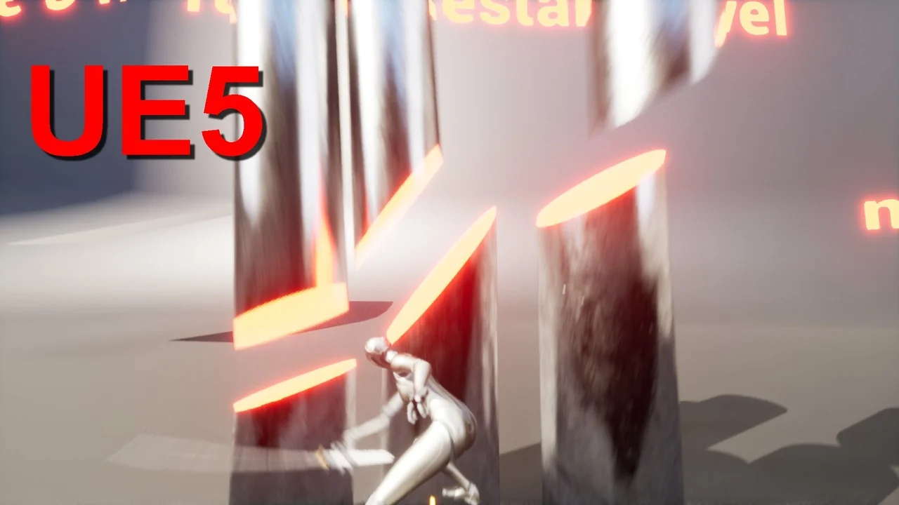 Slice Mesh Shoot Matrix Slow Bullet asset