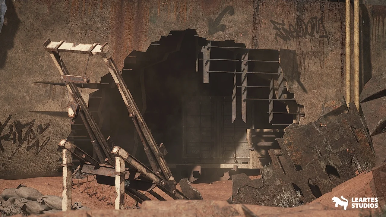 Wasteland Environment ( Wasteland Wasteland Madmax Desert Sand Dry Desert 3D ) asset