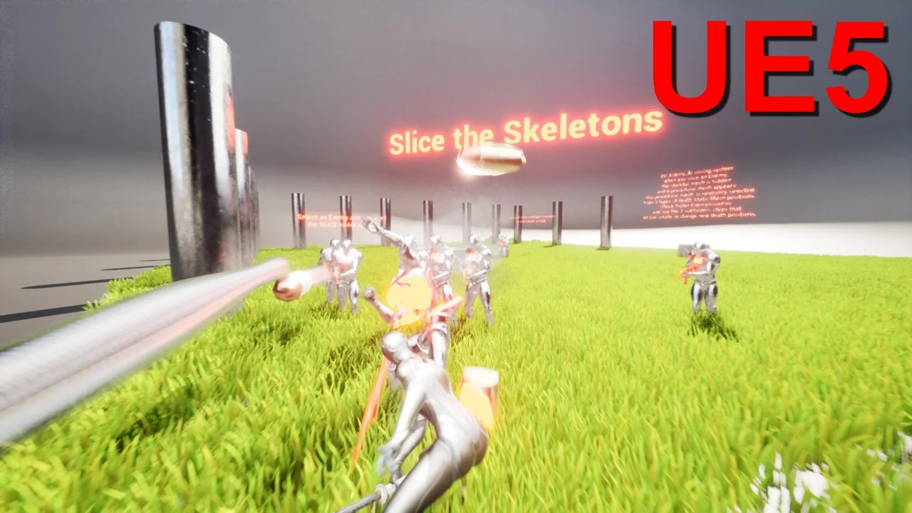 Slice Mesh Shoot Matrix Slow Bullet asset