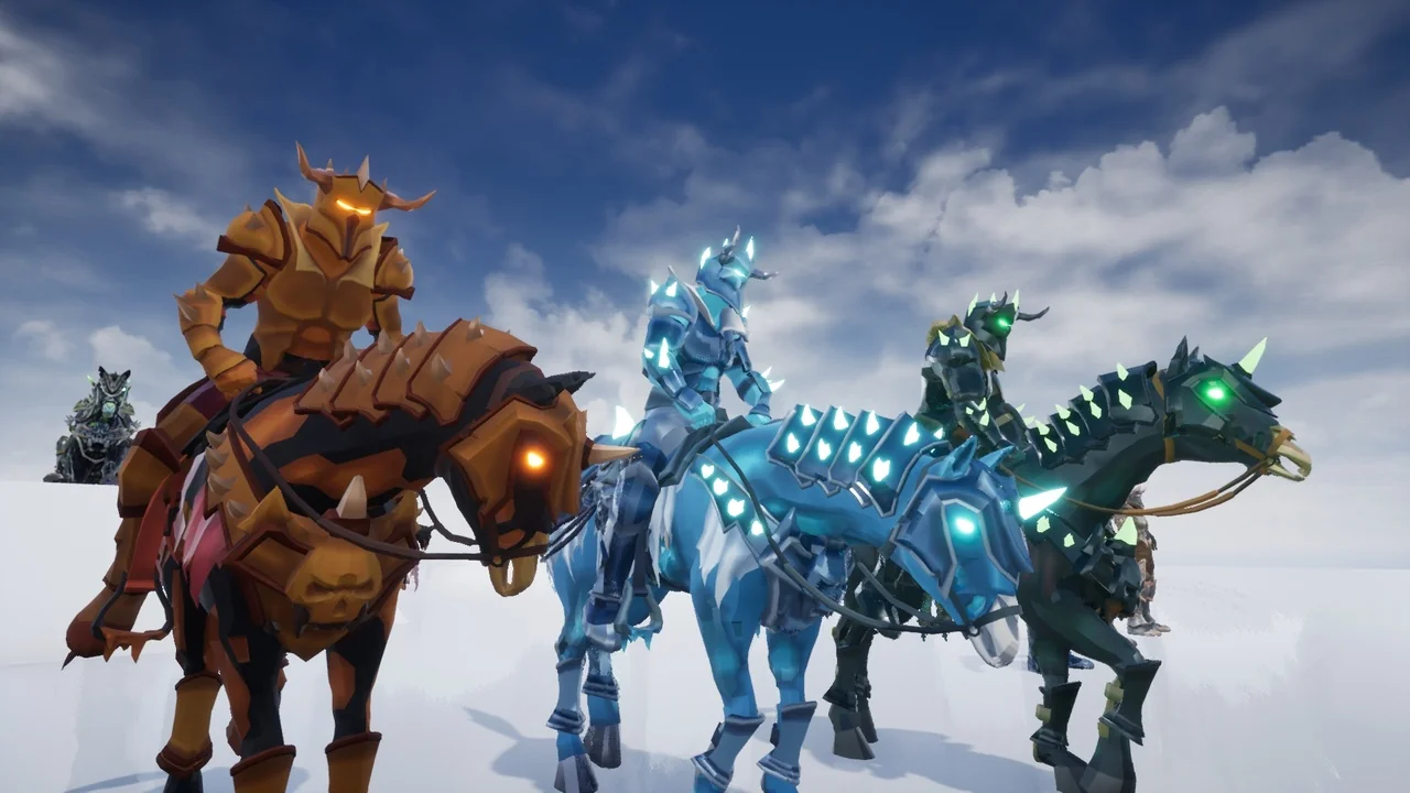 Undead Horse and Unholy Knight asset