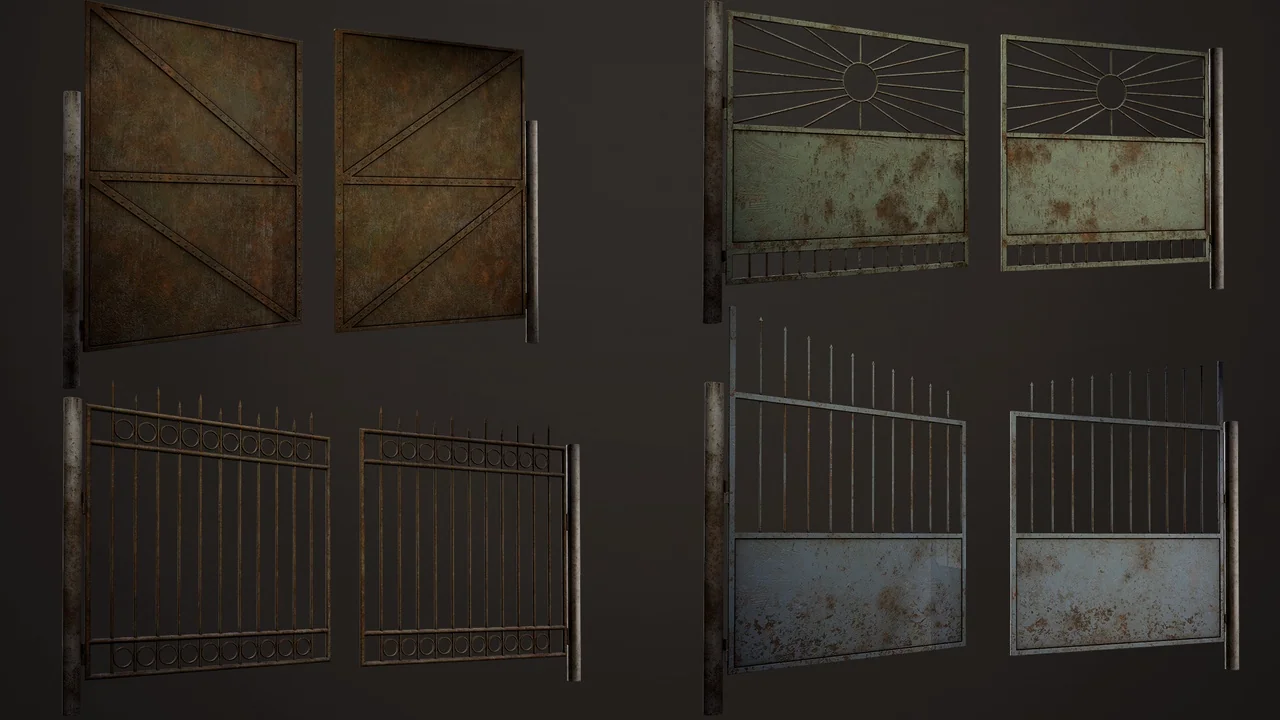 Big gates pack asset