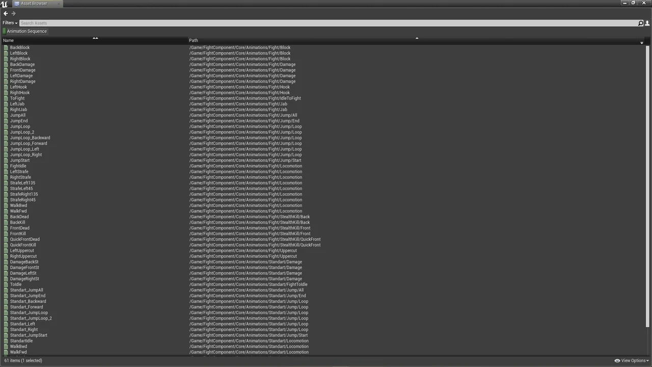 Fight Component asset