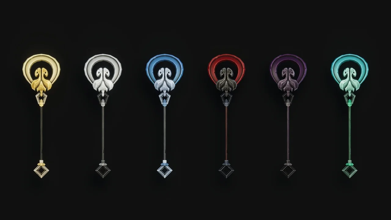 Stylized Staves – RPG Weapons asset