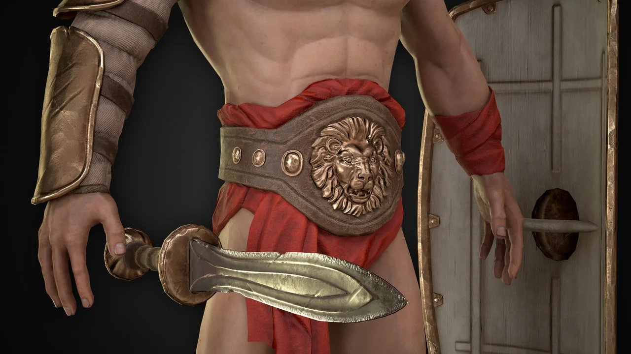 Gladiator Murmillo asset
