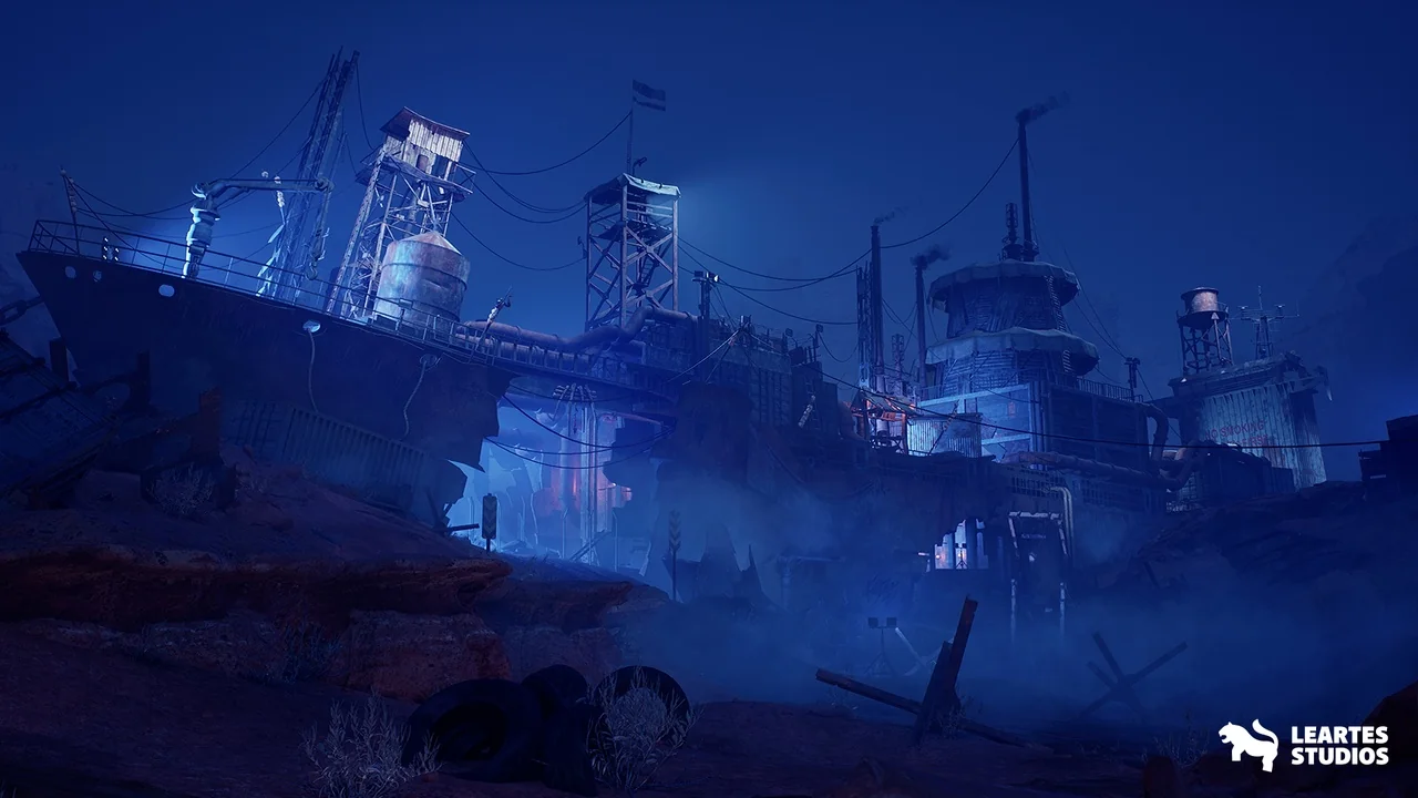 Wasteland Environment ( Wasteland Wasteland Madmax Desert Sand Dry Desert 3D ) asset