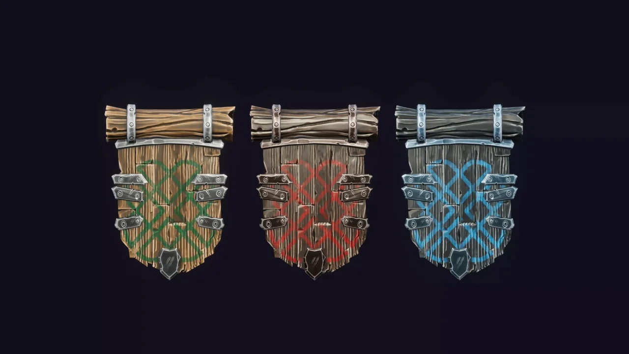 Stylized Shields – RPG Weapons asset