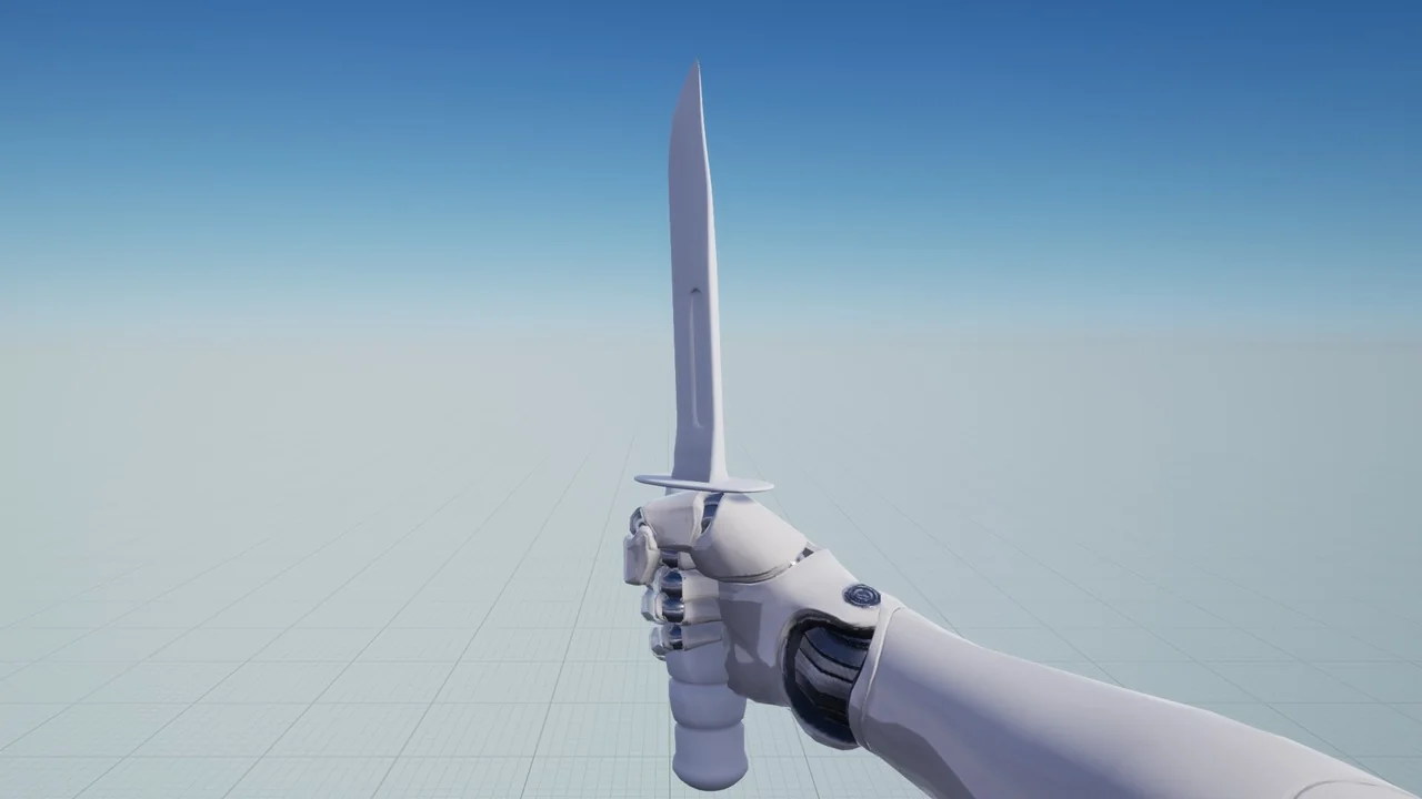 First Person Knife asset