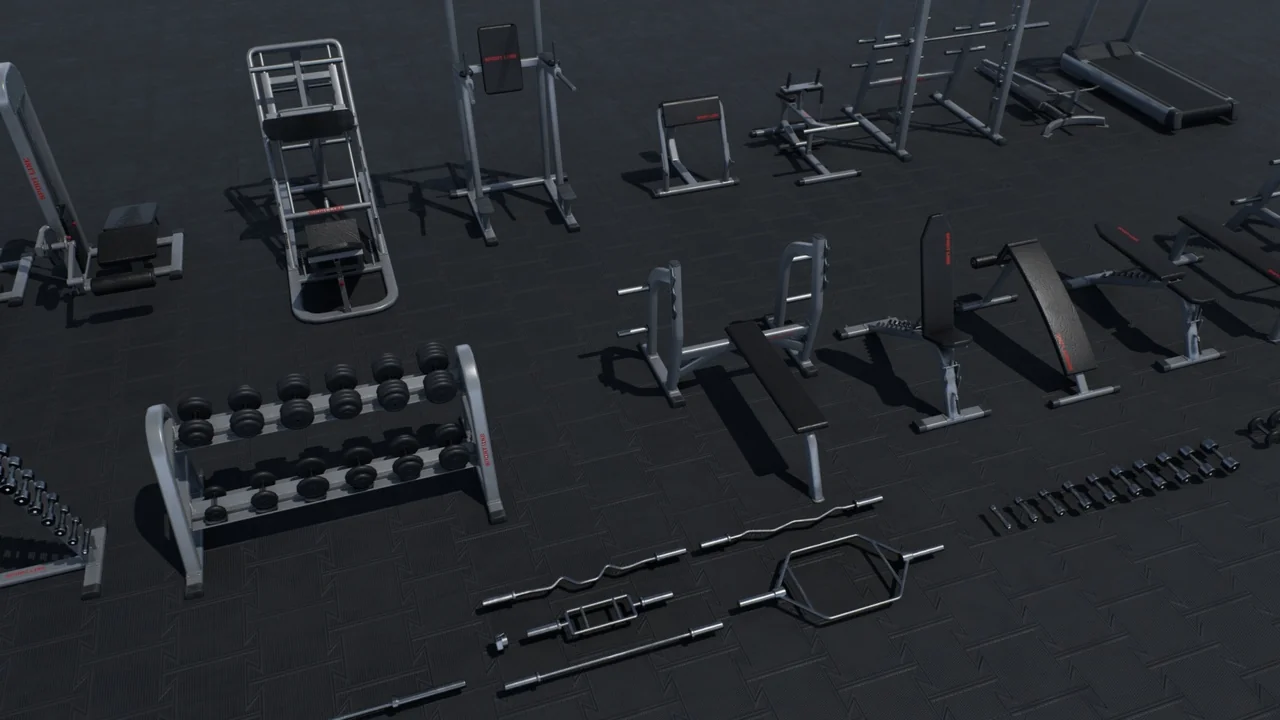 Gym Props PACK asset