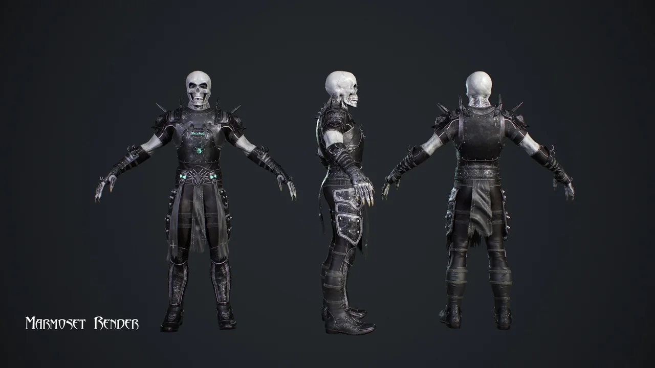 Skeleton pack asset