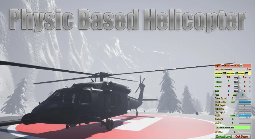 Physics Based Helicopter