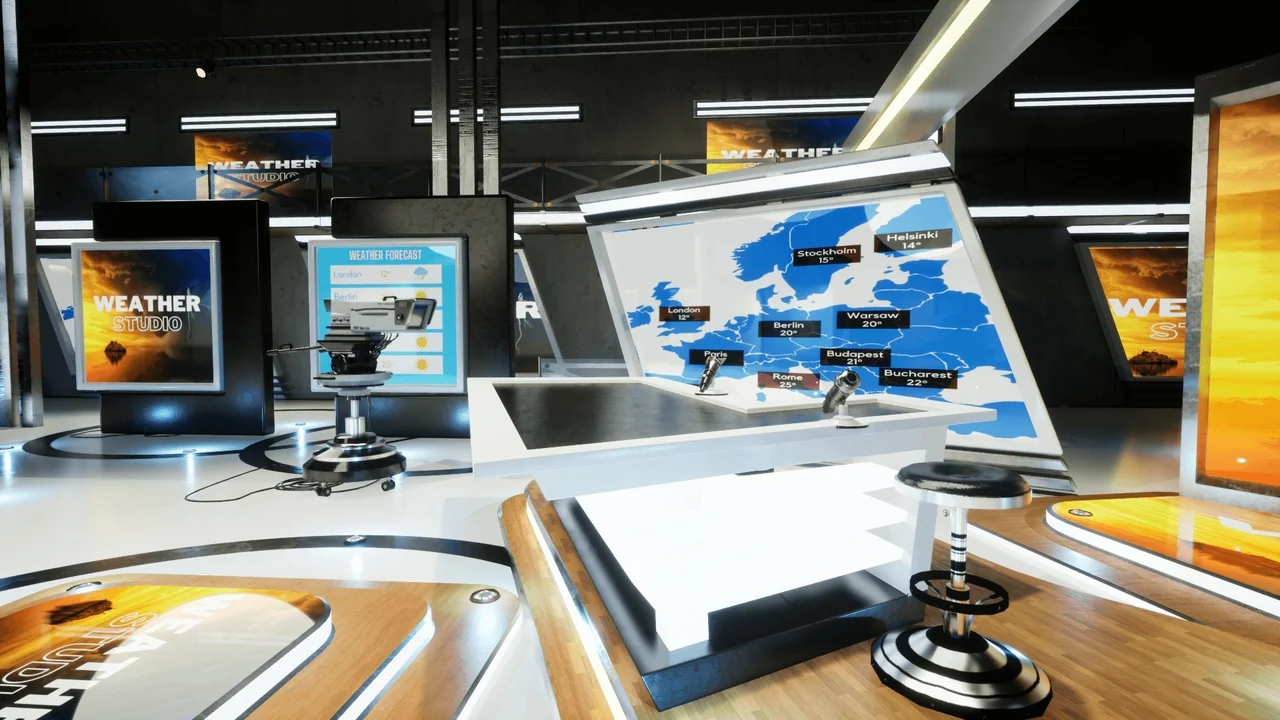 Weather TV Studio asset