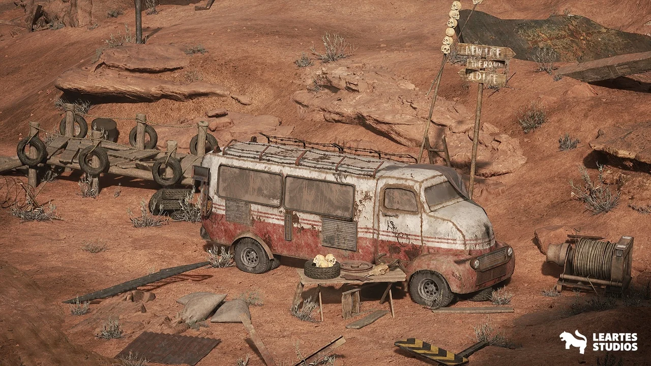 Wasteland Environment ( Wasteland Wasteland Madmax Desert Sand Dry Desert 3D ) asset