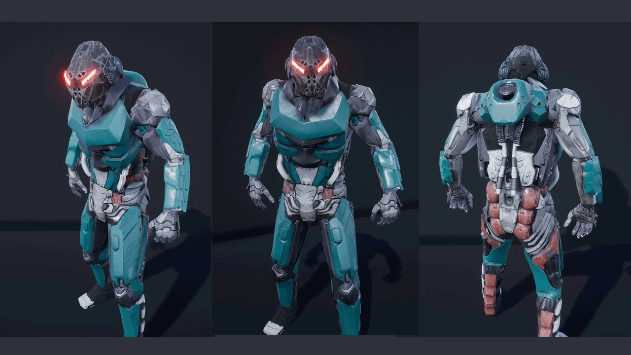 Cyborg Soldier V2 asset