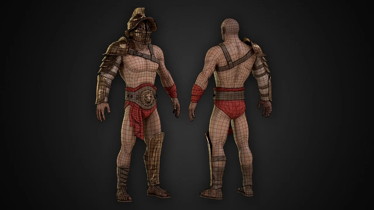 Gladiator Murmillo asset