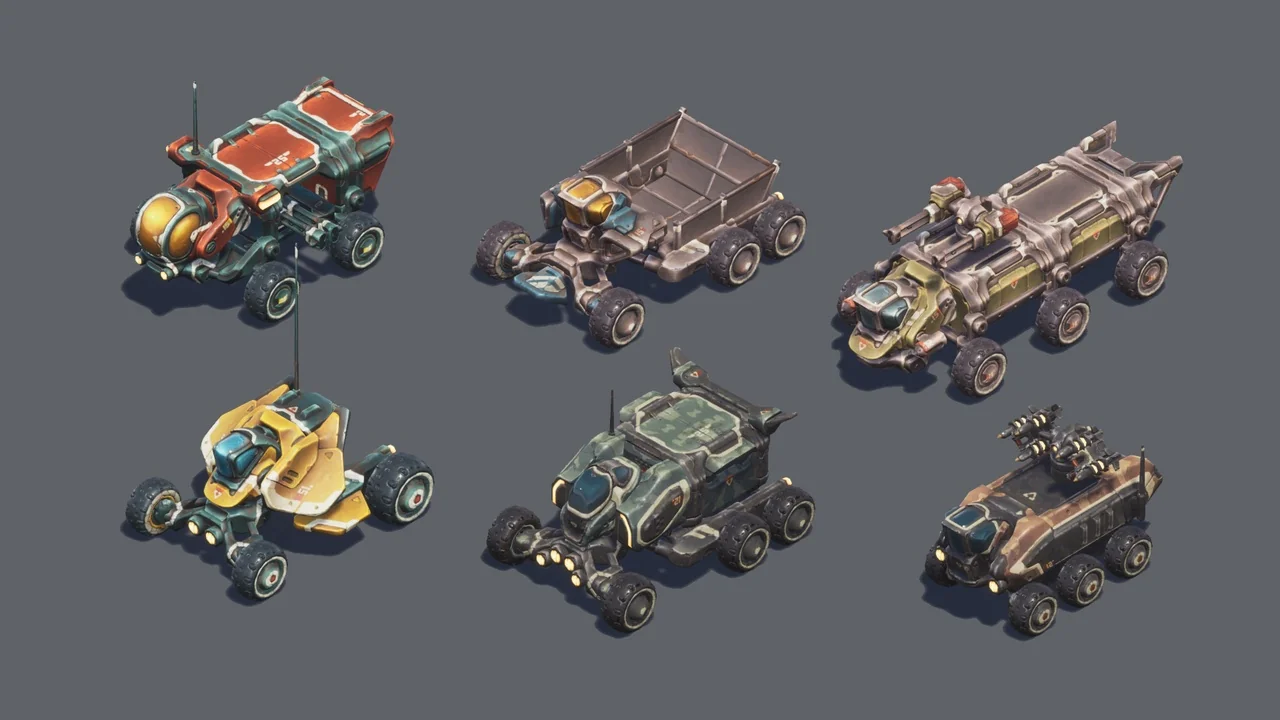 Sci-Fi Vehicle Constructor asset