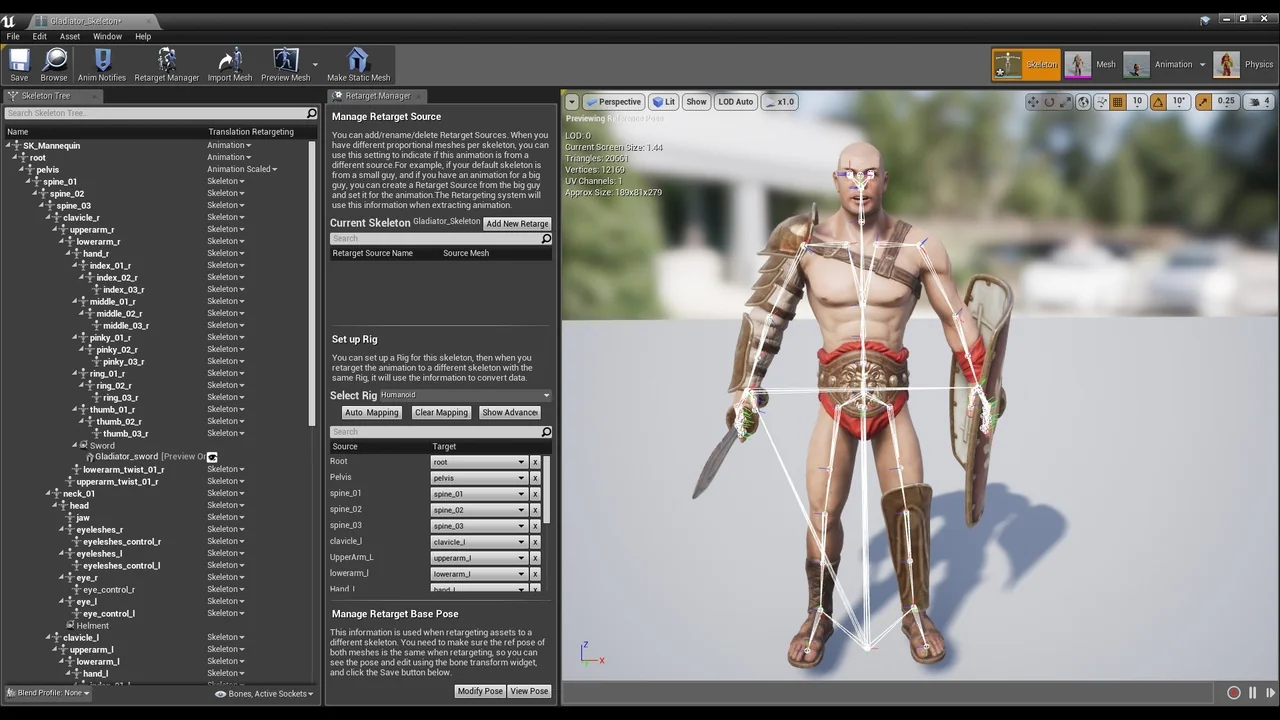 Gladiator Murmillo asset