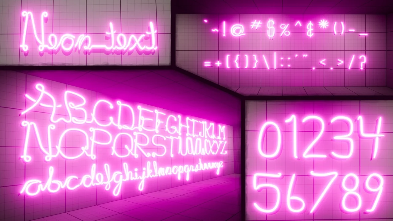 3D Text Generator – Diegetic Design – Custom Fonts asset