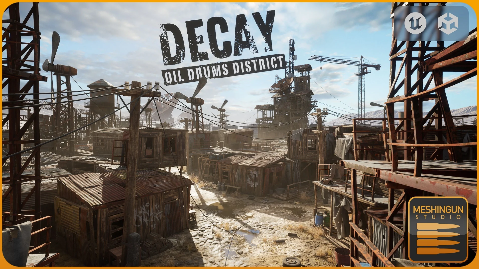 Decay: Oil Drums District - [Rusty Industrial Slum]