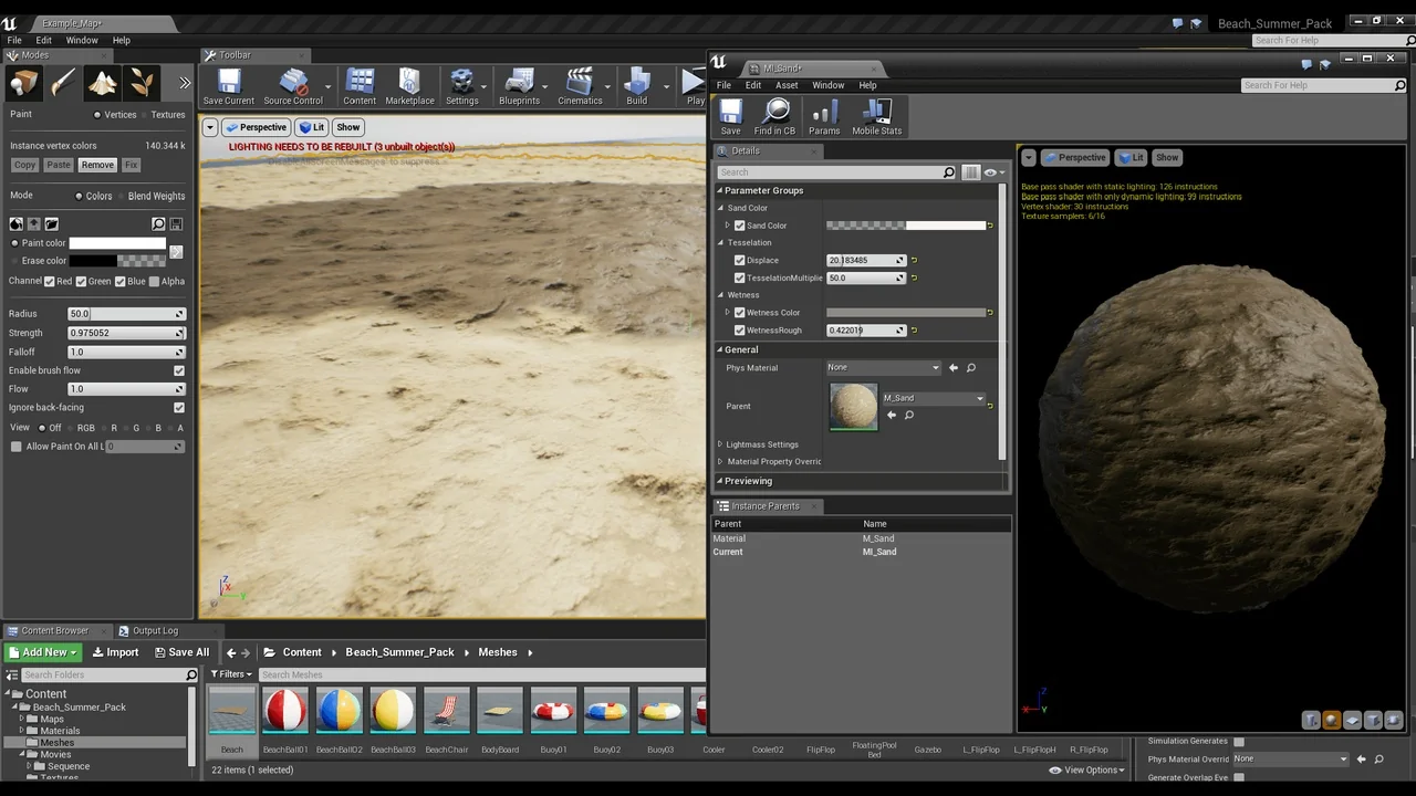 Beach Summer Pack asset