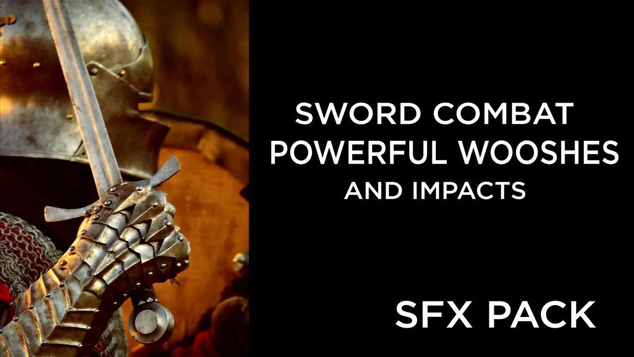 Sword Combat Powerful Whooshes SFX asset