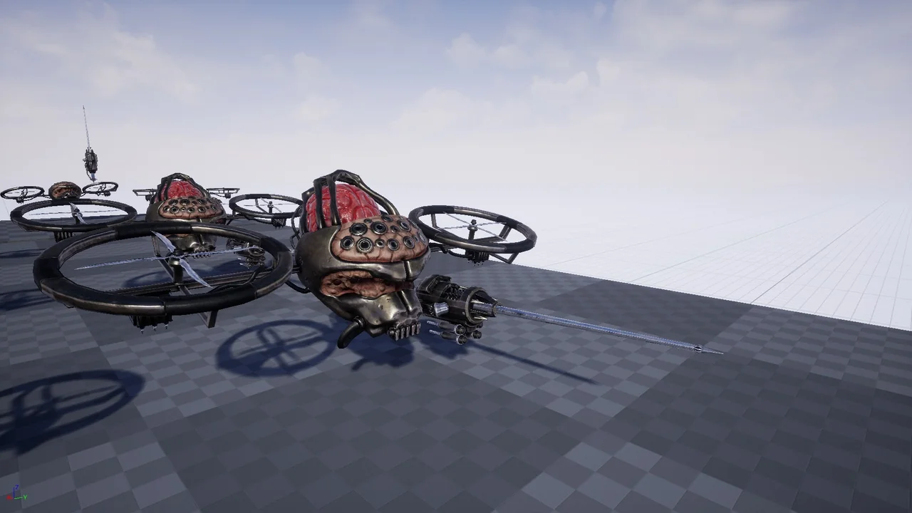 SCIFI Alien Cyborg asset