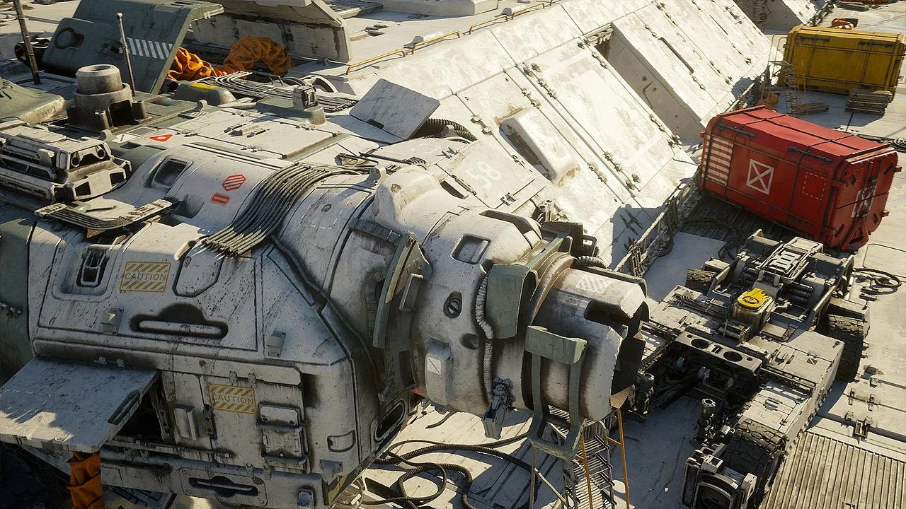 Sci-fi Port Environment asset