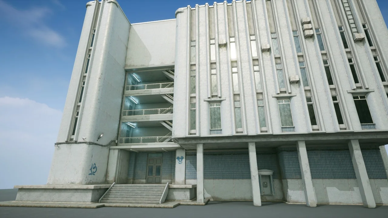 Modular Post Soviet Building asset